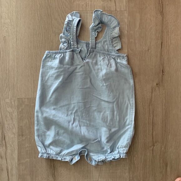 CARTER’S | Blue | Chambray Romper - Picture 5 of 6